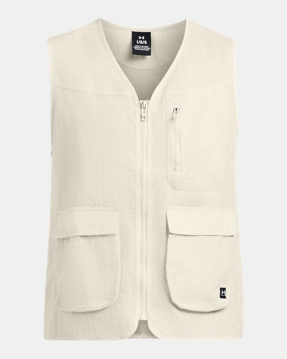 Men's UA Legacy Crinkle Vest in Brown image number 5